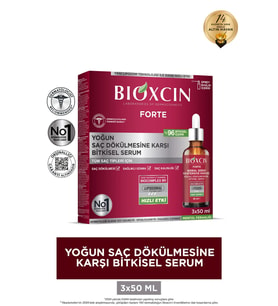 Bioxcin Fortte Yoğun Saç Dökülmesine Karşı Serum 3x50ml