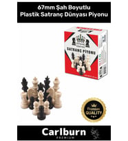 Özel Üretim Eksik Takımı Tamamlama Uyumlu Şah Boyu 67mm Orta Plastik Satranç Dünyası Piyonu
