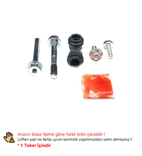 Jaroparts Nissan Qashqai Arka Fren Kaliper Pim Takımı 2014-2016 D4120-4EA0A