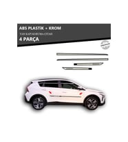 HYUNDAİ KONA YAN KAPI KORUMA ÇITASI PLASTİK + KROM