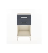 Arges Komodin 2 Çekmeceli 44x30x80 Aytaşı-Antrasit