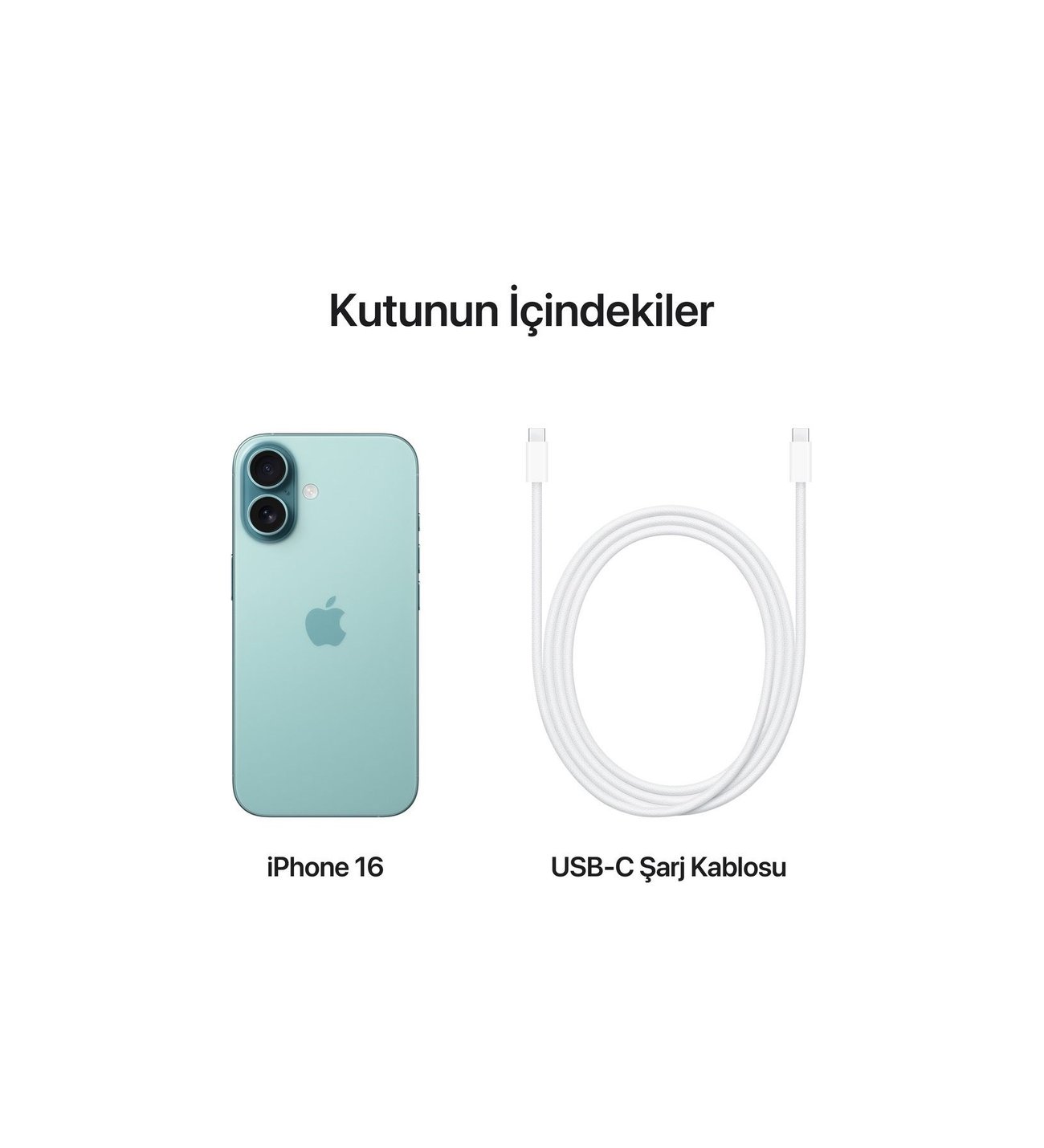 Apple iPhone 16 256GB Deniz Mavisi (Apple Türkiye Garantili)