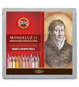 Koh-i-Noor Mondeluz Aquarell Sulu Boya Kalem Seti 24lü Portrait 3724