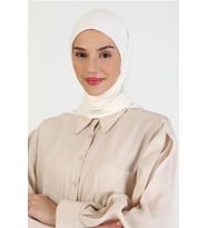 Ekru Harem Scarf İncila Eşarp