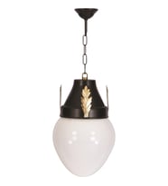 AVONNI BFE-68087-BSY-OP Sarı/Siyah Boyalı Dış Mekan Aydınlatma E27 Aluminyum Döküm Dip Akrilik Cam 25cm