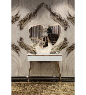 BİANCO LAKE DRESUAR SET BEYAZ-ROSE GOLD