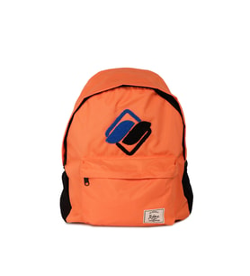 Icone Önü Nakışlı, Laptop Bölmeli Unisex Sırt Çantası, Okul Çantası, Back to School (Turuncu)