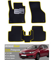 TOYOTA AURİS (2015-2020) Uyumlu EVA Paspas Tam Set–Oto Paspas,Araca Özel,Kolay Montaj