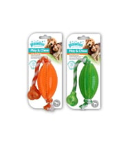 Pawise Kemirme Oyuncağı İpli Rugby Topu 40 cm