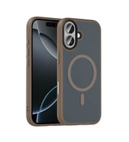 Coverzone ?Phone 17 ile Uyumlu Sert PC Arka Y�zey Wireless ?arj �zellikli Buzlu Saydam ZF Kapak