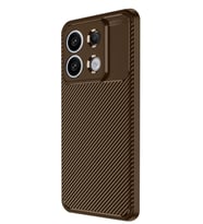 ERTAN Redmi Note 13 Pro 4G Kılıf Auto Focus Karbon Kapak - Kahverengi