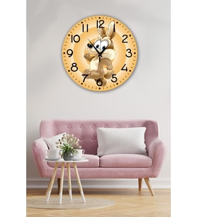 bilge Tasarım Çocuk Odası Duvar Saati 30 x 30 CM (Karışık)