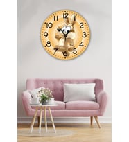 bilge Tasarım Çocuk Odası Duvar Saati 30 x 30 CM (Karışık)
