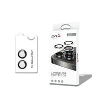 Samsung Galaxy Z Flip 7 Uyumlu Zore CL-12 Premium Safir Parmak İzi Bırakmayan Anti-Reflective Kamera Lens Koruyucu (Siyah)