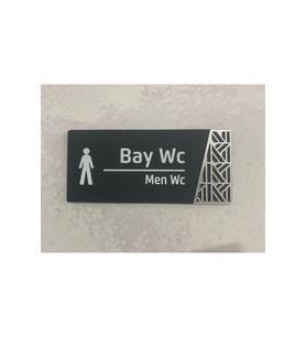 Soft Serisi Bay Wc Yönlendirme Kapı Isimliği