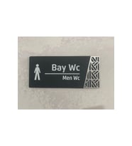 Soft Serisi Bay Wc Yönlendirme Kapı Isimliği