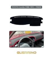 TOYOTA Corolla (1988-1991) fındık TORPİDO KORUMA HALISI GRİ KENAR