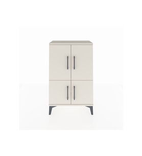 Arges Komodin 2 Raflı 4 Kapaklı 60x30x96 Aytaşı-Aytaşı