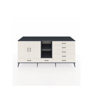 Kronos Konsol 4 Raflı 7 Çekmeceli 2 Kapaklı 220x59x99 Antrasit-Aytaşı/Aytaşı