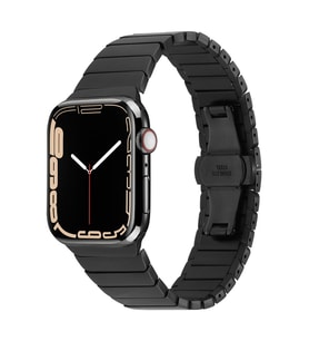 Apple Watch 38mm Uyumlu Kordon Metal Paslanmaz Klipsli KRD-79 Kayış