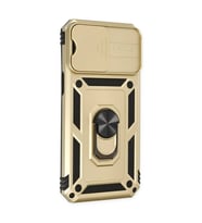 İphone 14 Pro Kılıf Pars Lens Yüzüklü  - Gold