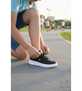Enoch Çocuk Ortopedik Tabanlı Bağcıklı Dinamik Şehir Sneaker Ayakkabı