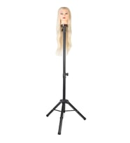 Kuaför Eğitim Mankeni İçin Metal Tripod / Siyah + Taşıma Çantası