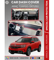 CITROEN C5 AIRCROSS (2018-2025) Torpido Örtüsü Ön Göğüs Torpido Koruma Tam Uyum Kolay Montaj