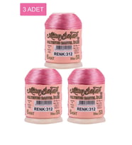 3 Adet Altınbaşak Oya ve Dantel İpi 20 gr - Royaleks - No: 312