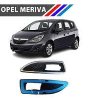 OTOZET Opel Meriva Çamurluk Sinyal Çerçevesi Takım Krom Siyah