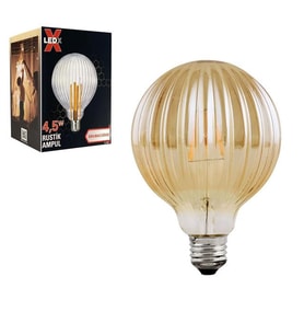 G-95 Kırılmaz Gövde 4,5 Watt Çizgili Rustik Ampul (4767)