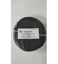 TEKTEL (TELTEKS) TELEFON KABLOSU 2 Lİ SİYAH FLAT KÖKEN 100 METRE