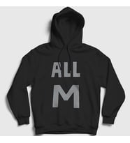 Presmono Unisex Beyaz All M Anime Boku No Hero Academia Kapüşonlu Sweatshirt 234010tt (Siyah)