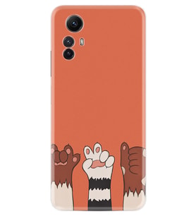 Xiaomi Redmi Note 12S Kılıf Resimli Desenli Silikon Platinium Series Three Hand 1818