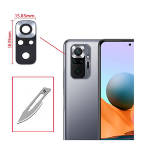Tkgz Xiaomi Redmi NOTE 10 PRO Arka Kamera CAM Lensi + Bistüri Ucu