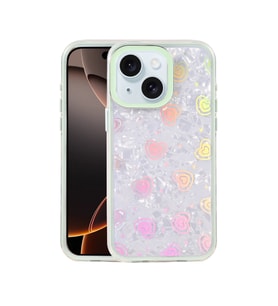 Iphone 14 Lumi Desenli Kapak - Yeşil