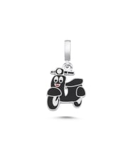 Vespa Motosiklet Gümüş Kolye Ucu ARB61