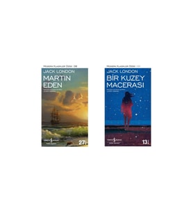 Bir Kuzey Macerası + Martin Eden- 2 Kitap Set - Iş Bankası Özel Set Bir Kuzey Macerası Kitabı