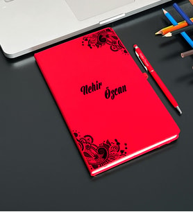 Kişiye Özel Deri Tasarım Defter TS33