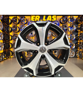 4 Adet RENAULT ORIJINAL 6*16 5*114.3 ET50 66.1 BLACK MACK JANT REVİZE EDİLMİŞ (Takım)