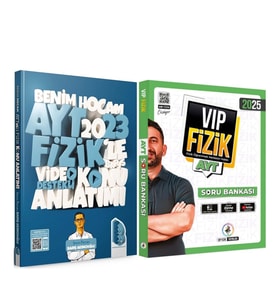 Benim Hocam 2023 AYT Fizik Konu ve KR Akademi Vip Soru Bankası Seti 2 Kitap