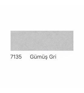 Pamukkale Enamel Sentetik Parlak Yağlı Boya 2.5 Kg Gümüş Gri Ral 7135