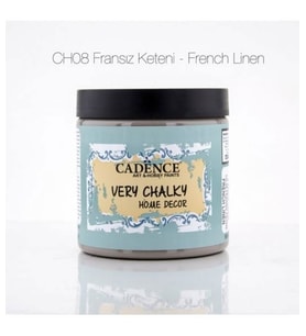 Cadence Very Chalky Home Decor Mobilya Boyası 500 ml. CH-08 FRANSIZ KETENİ 
