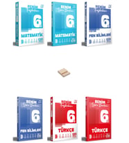 Benim Hocam 6. Sınıf Matematik Fen Türkçe Fasikülüm ve Soru Bankam 6lı Set + Telefon Standı