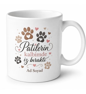 Köpek Sahibi İçin Kişiye Özel Fotoğraflı Baskılı Kupa Bardak Hediye