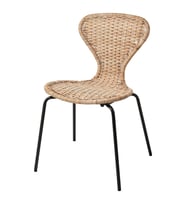 Sandalye, Rattan-Siyah