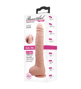 Pretty Love Dick Süper Gerçekçi Et Dokusunda 27 Cm Vantuzlu Penis Dildo