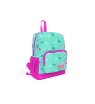 Coral High Kids Su Yeşili Flamingo Desenli İki Bölmeli İlkokul Sırt Çantası 23307