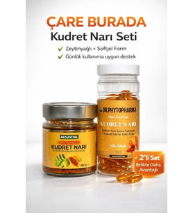 ÇareBurada Kudret Narı Set Zeytin Yağlı Kudret Narı 185 gr & Kudret Narı 100 Softjel