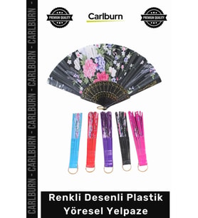 #Yelpaze Hediyelik Geleneksel Otantik Dayanıklı Kaliteli Renkli Desenli Plastik Yöresel Yelpaze
